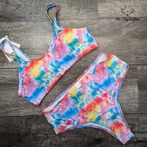 Largeberry Crop Top Bikini Swimsuit Size XL